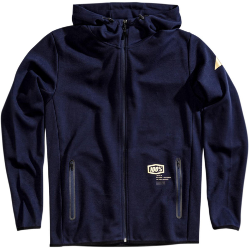 100% - 100% Viceroy Fleece Zip Hoodie - 37002-015-11 - Navy - Medium