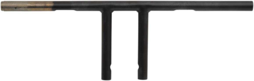 Drag Specialties - Drag Specialties 1in. T-Bar Handlebar - 6in. - Flat Black - 0601-4217