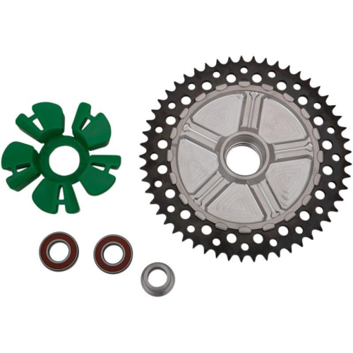 Alloy Art - Alloy Art Cush Drive Chain Sprocket with Machined Carrier - 53T - Black - 9CC53-31