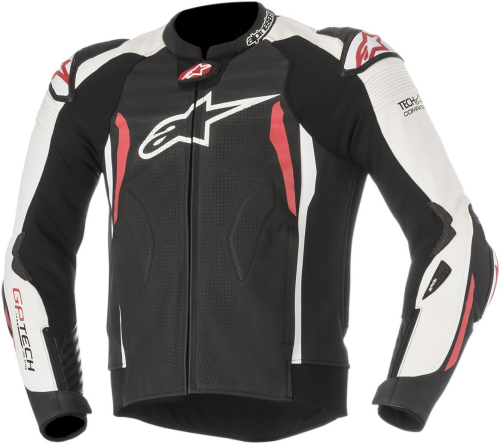 Alpinestars - Alpinestars GP Tech V2 Leather Jacket - 3108517-123-58 - Black/White/Red - 48