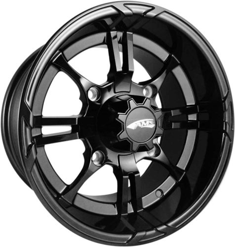 AMS - AMS Roll N 108 Cast Aluminum Wheel - 14x8 - 4.5+3.5 Offset - 4/137 - Matte Black - 0230-0861