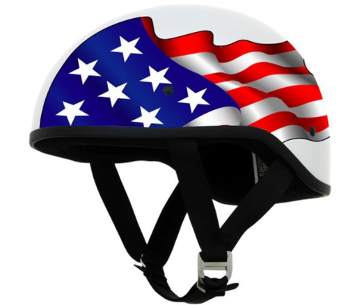 AFX - AFX FX-200 Slick Freedom Helmet - 0103-1032 - Freedom Flag/White - X-Large