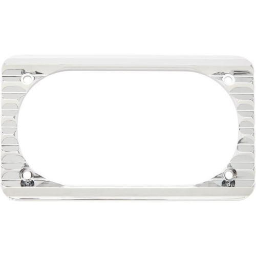 Arlen Ness - Arlen Ness Beveled License Plate Frame - Chrome - 12-143