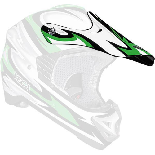 Z1R - Z1R Visor for Youth Roost Volt Helmet - Green - 0132-0591