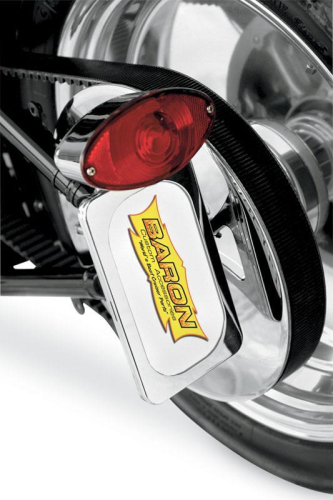 Baron Custom Accessories - Baron Custom Accessories Side Mount License Kit - BA-3103-00