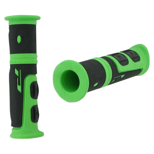 Pro Grip - Pro Grip 964 EVO Grips - Black/Green - 964EVO-GNBK