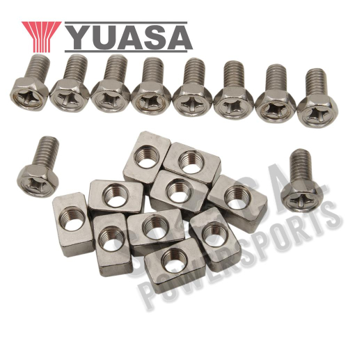 Yuasa - Yuasa 6x12mm SB Bolt/Nut Set - 2 each - PACK479101