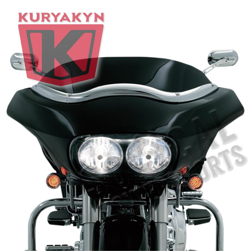 Kuryakyn - Kuryakyn 3-Piece Windshield Trim - Chrome - 1370