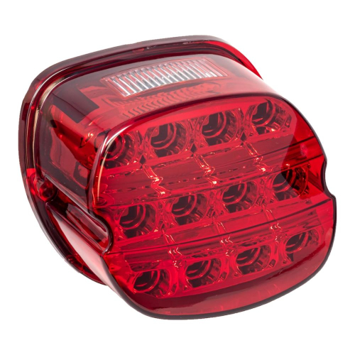 Letric Lighting Co. - Letric Lighting Co. Slantback LED Taillight - Premium LED Without Top Tag Window - Red - LLC-PSTL-R