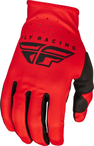 Fly Racing - Fly Racing Lite Youth Gloves - 376-713YM - Red/Black - Medium