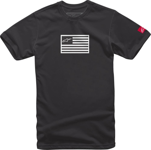 Alpinestars - Alpinestars Flagged T-Shirt - 1213-72038-10-S - Black - Small