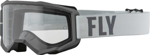 Fly Racing - Fly Racing Focus Youth Goggles - 37-51324 - Gray/Dark Gray / Clear Lens - OSFM