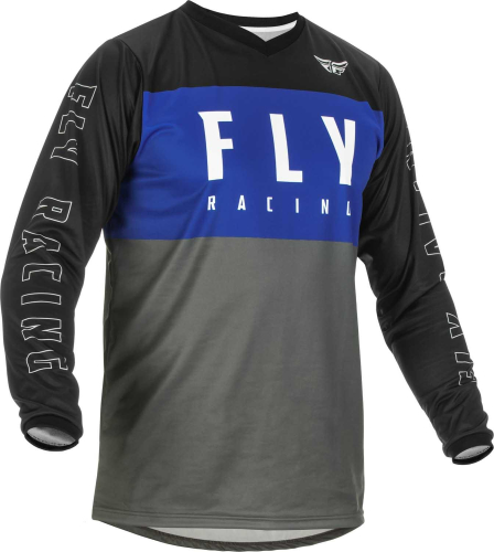 Fly Racing - Fly Racing F-16 Jersey - 375-9214X - Blue/Gray/Black - 4XL