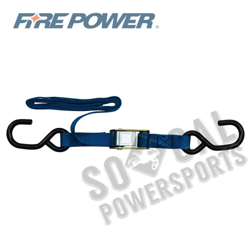 Fire Power - Fire Power 1in. Economy Tie-Downs - Blue - 21263