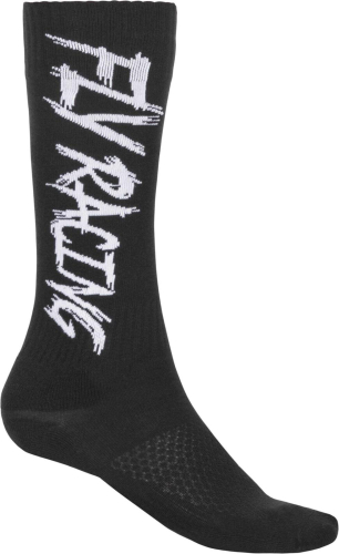 Fly Racing - Fly Racing MX Pro Socks - 350-0518S - Black/White - Sm-Md