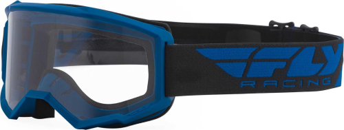 Fly Racing - Fly Racing Focus Goggles - 37-5101 - Blue / Clear Lens - OSFM