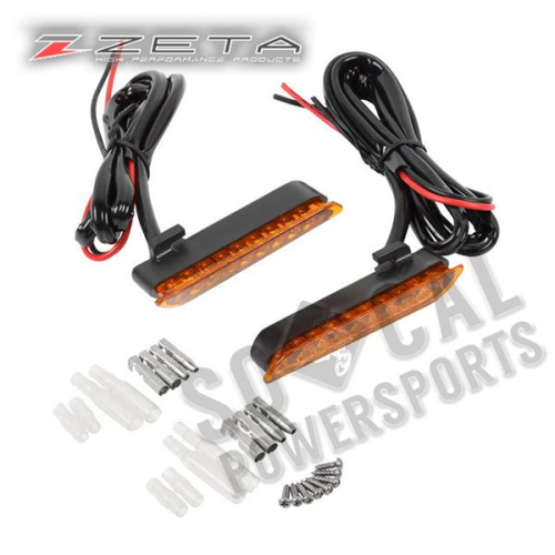 ZETA - ZETA Replacement Flashers XC Protector Handguard - Orange - ZE72-3991