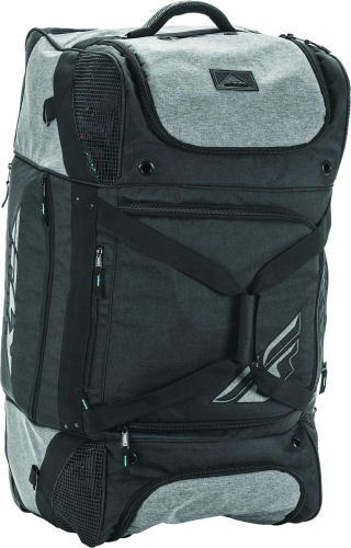 Fly Racing - Fly Racing Roller Grande Bag - Black/Gray - HARD BOTTOM ROLL BAG