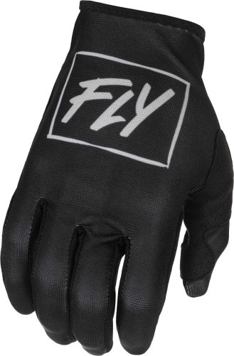 Fly Racing - Fly Racing Lite Gloves - 375-7103X - Black/Gray - 3XL