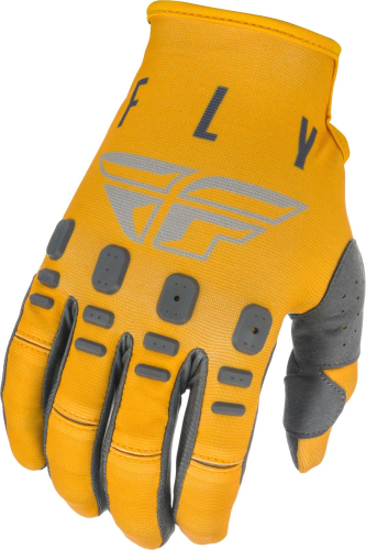 Fly Racing - Fly Racing Kinetic K121 Gloves - 374-41310 - Mustard/Stone/Gray - 10