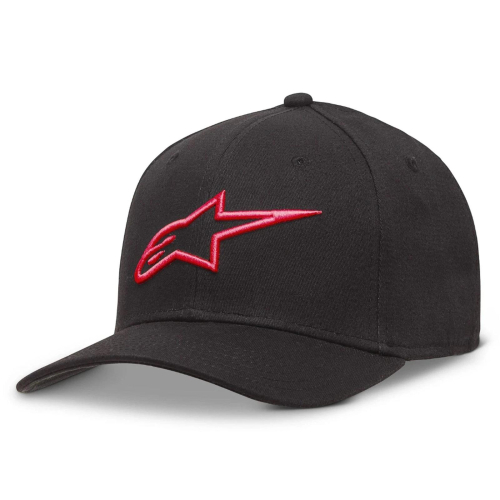 Alpinestars - Alpinestars Ageless Curve Hat - 1017810101030SM - Black/Red - Sm-Md