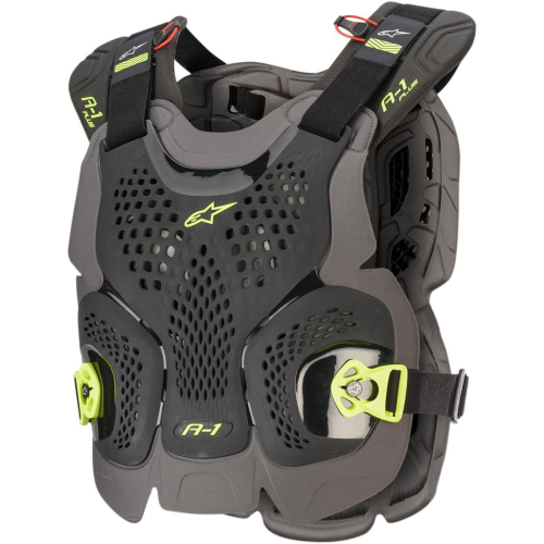 Alpinestars - Alpinestars A-1 Plus Chest Protector - 6700120-1155-XL/2XL - Black/Yellow - XL-2XL