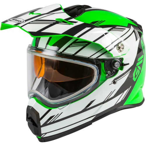 G-Max - G-Max AT-21S Epic Helmet - G2211058 - Green/White/Black - 2XL