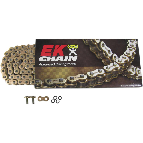 EK Chain - EK Chain 525 MVXZ2 Series X-Ring Chain - 150 Links - Gold - 525MVXZ2-150/GXG.MLJ