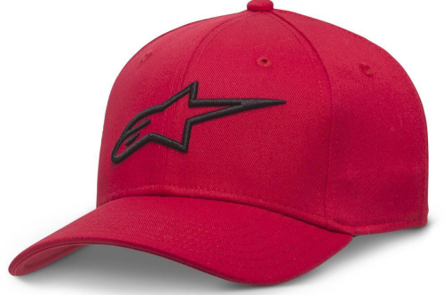 Alpinestars - Alpinestars Ageless Curve Hat - 1017-81010-30-L/X - Red - Lg-XL