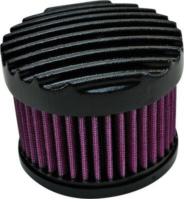 TC Bros - TC Bros Finned Air Cleaner - Black - 109-0124