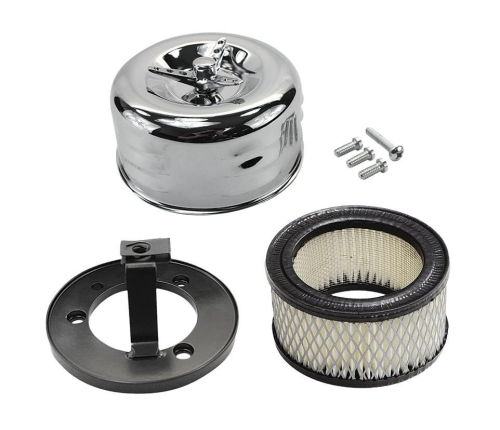 TC Bros - TC Bros Louvered Air Cleaner - S&S - Chrome - 109-0116