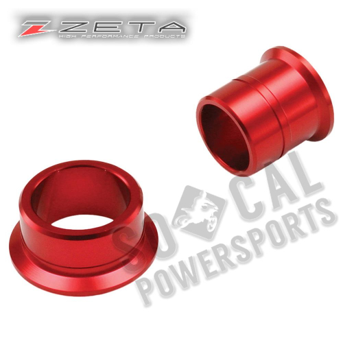 ZETA - ZETA Front Wheel Spacers - Orange - ZE93-3141