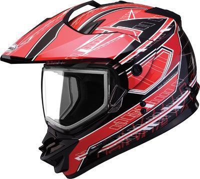 G-Max - G-Max GM11S Nova Helmet - G2112203 TC-1 - Black/Red - X-Small