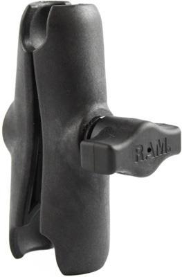 RAM Mounts - RAM Mounts RAM Composite Short Double Socket Arm for 1in. Ball Bases - RAP-B-201U-A