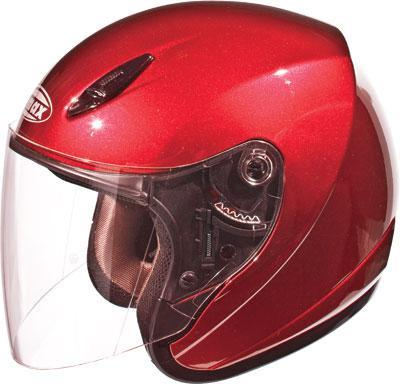 G-Max - G-Max GM17 SPC Solid Helmet - G317094 - Candy Red - Small