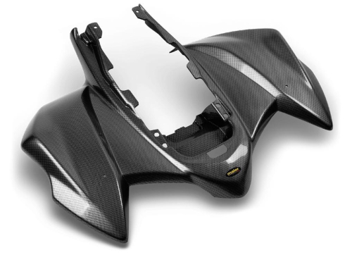 Maier Mfg - Maier Mfg 1-Piece Rear Fender - Black Carbon Fiber - 14714-30