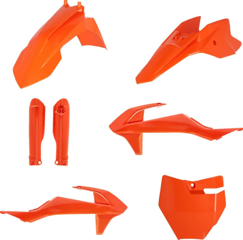 Acerbis - Acerbis Full Plastic Kit - Orange - 2980585321