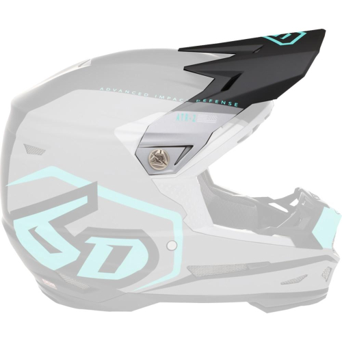 6D - 6D Replacement Visor for ATR-2 Delta Helmets - Teal - 72-6120