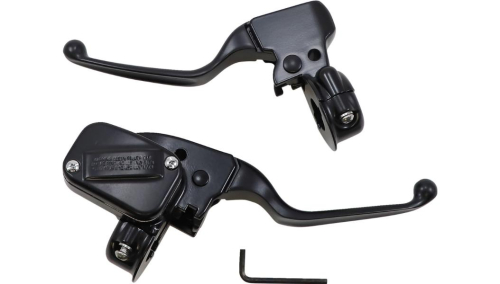 Drag Specialties - Drag Specialties Clutch/Brake Lever Assembly - Matte Black - 0610-2200