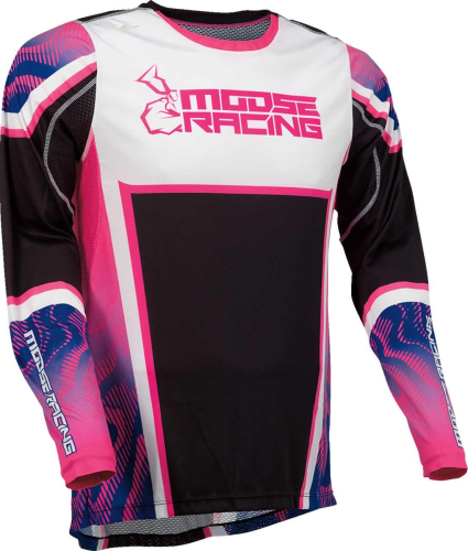 Moose Racing - Moose Racing Agroid Jersey - 2910-7398 - Pink/Purple - Large