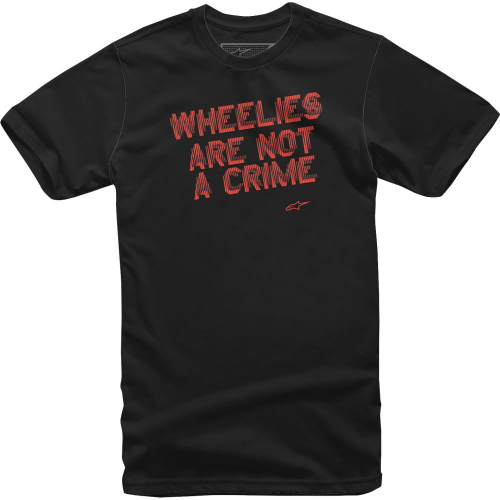 Alpinestars - Alpinestars Wheelies T-Shirt - 1232-72248-10-L - Black - Large