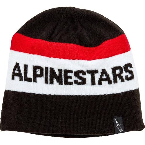 Alpinestars - Alpinestars Stake Beanie - 1232-81210-10 - Black/Red/White - OSFM