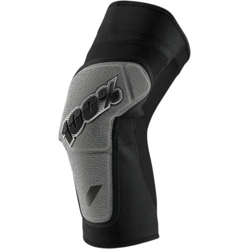 100% - 100% Ridecamp Knee Guards - 70001-00004 - Black/Gray - X-Large