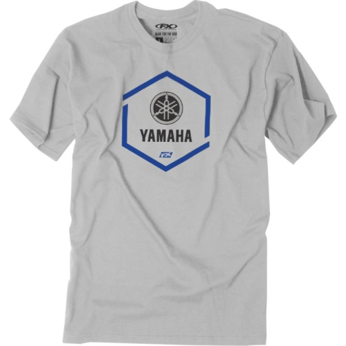 Factory Effex - Factory Effex Yamaha Hexagon T-Shirts - 26-87208 - Gray - 2XL