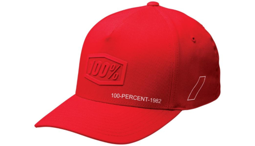 100% - 100% Flexfit Shadow Hat - 20043-00010 - Red - SM-MD