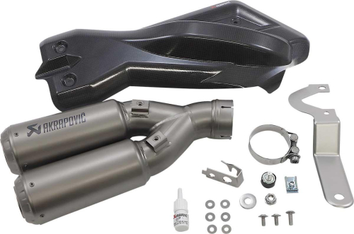 Akrapovic - Akrapovic Slip-On Line Dual Exhaust - Titanium Muffler - S-D9SO14-HIFFT