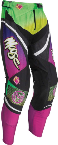 Moose Racing - Moose Racing Sahara Pants - 2901-10416 - Purple/Green - 40