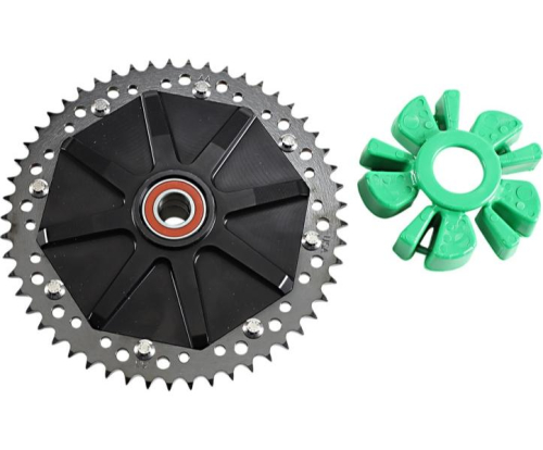 Alloy Art - Alloy Art Cush Drive Chain Sprocket with Black Anodized Carrier - 53T - Black - G2CC53-11