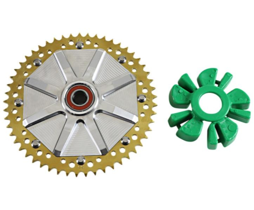 Alloy Art - Alloy Art Cush Drive Chain Sprocket with Machined Carrier - 53T - Gold - G2CC53-32