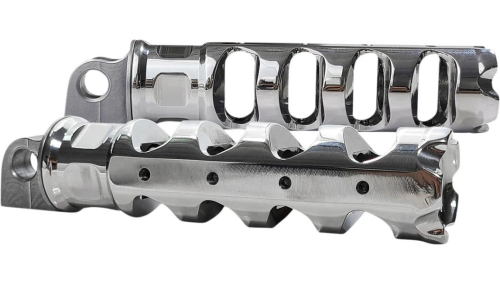 Accutronix - Accutronix Muzzle Brake Folding Footpeg - Chrome - RP111-AKC